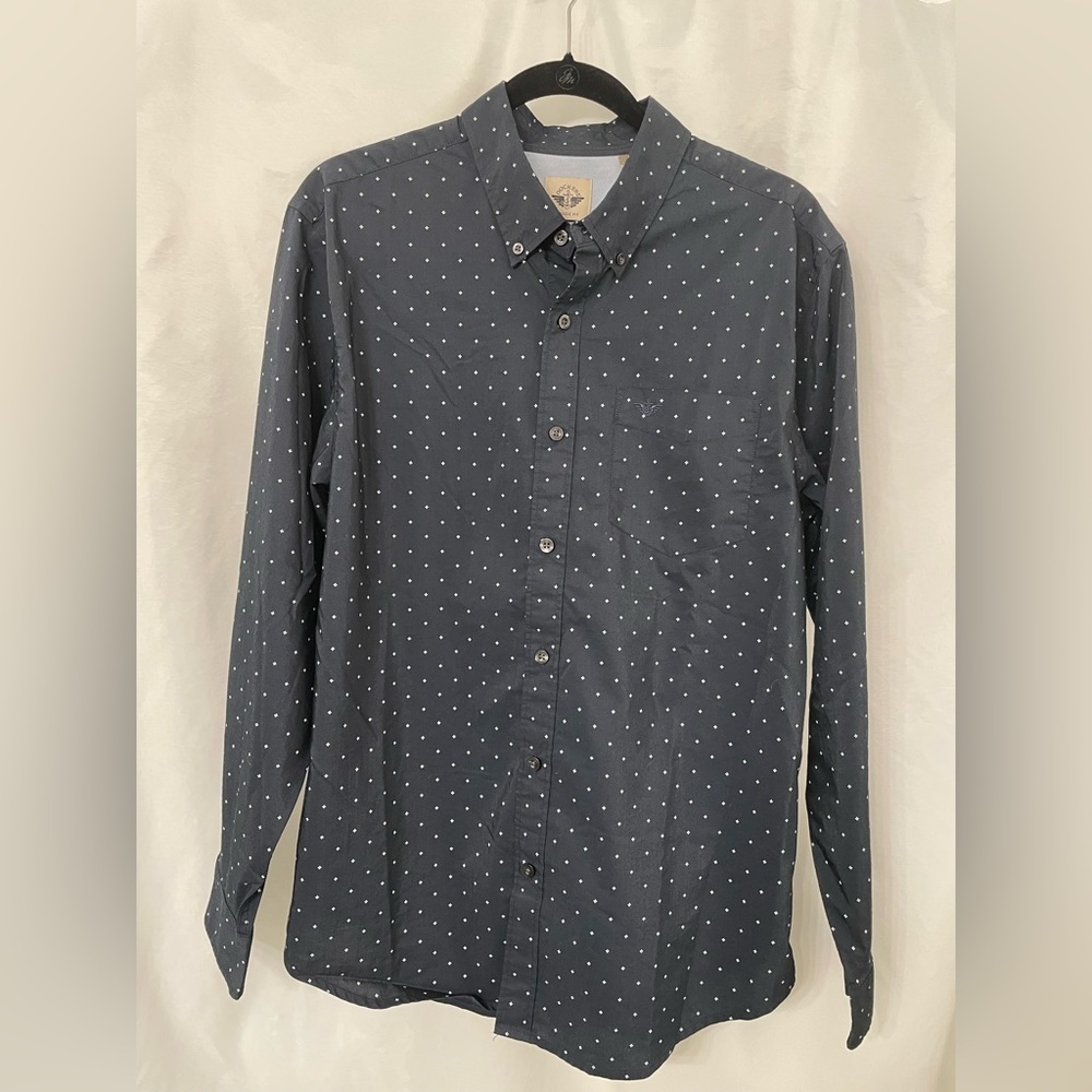 Dockers Classic Fit Button up Dress Shirt Size Large